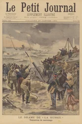 The wreck of the steamer Russie off the coast of the South of France